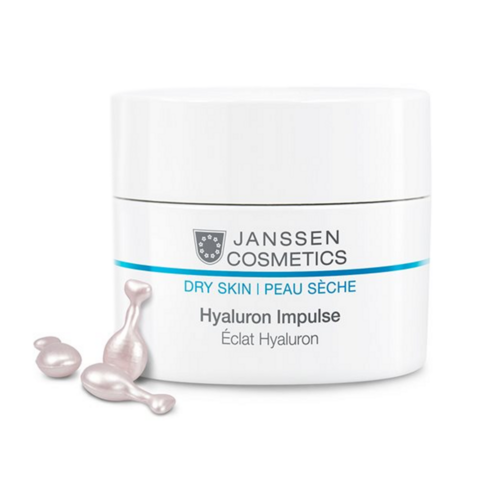 Janssen Cosmetics Hyaluron Impulse, 50 capsules Janssen Cosmetics Hyaluron Impulse on white background