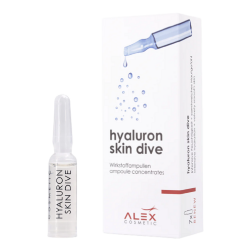 Alex Cosmetics Hyaluron Skin Dive, 7 x 1.5ml/0.1 fl oz Alex Cosmetics Hyaluron Skin Dive on white background