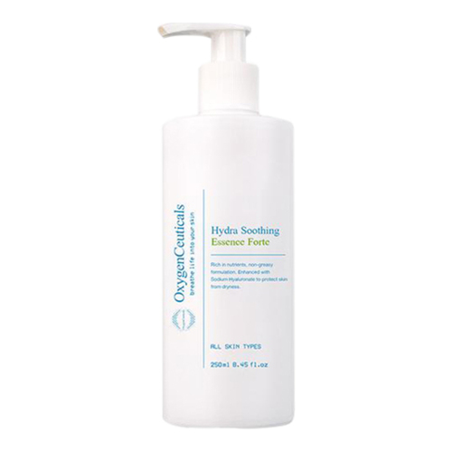 OxygenCeuticals Hydra Shoothing Essence Forte, 250ml/8.5 fl oz OxygenCeuticals Hydra Shoothing Essence Forte on white background