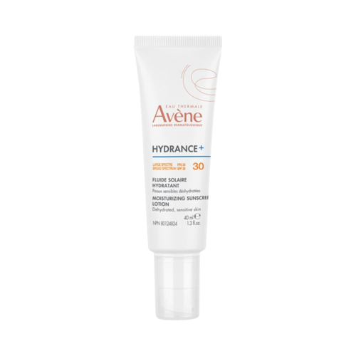 Avene Hydrance+ Moisturizing Sunscreen Lotion SPF 30, 40ml/1.35 fl oz Avene Hydrance+ Moisturizing Sunscreen Lotion SPF 30 on white background