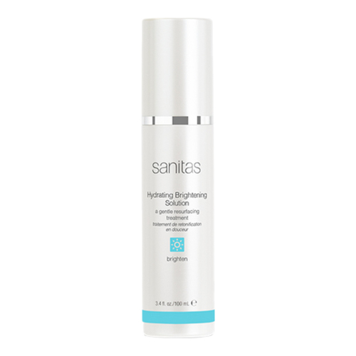 Sanitas Hydrating Brightening Solution on white background