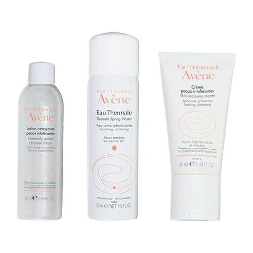 Avene Hypersensitive Skin Regimen, 1 set Avene Hypersensitive Skin Regimen on white background