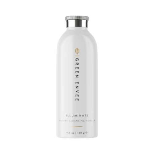 Green Envee Illuminate Enzyme Cleansing Powder, 130g/4.59 oz Green Envee Illuminate Enzyme Cleansing Powder on white background