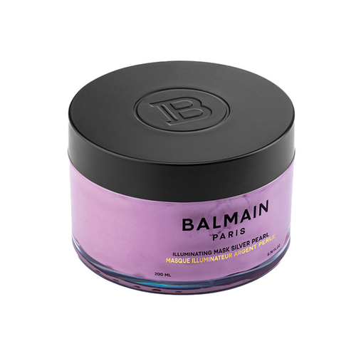 BALMAIN Paris Hair Couture Illuminating Mask Sliver Pearl, 200ml/6.76 fl oz BALMAIN Paris Hair Couture Illuminating Mask Sliver Pearl on white background