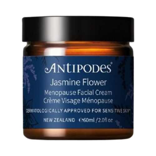 Antipodes Jasmine Flower Menopause Facial Cream, 60ml/2.03 fl oz Antipodes Jasmine Flower Menopause Facial Cream on white background