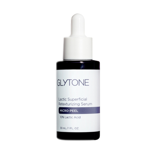 Glytone Lactic Superficial Retexturizing Serum, 30ml/1.01 fl oz Glytone Lactic Superficial Retexturizing Serum on white background