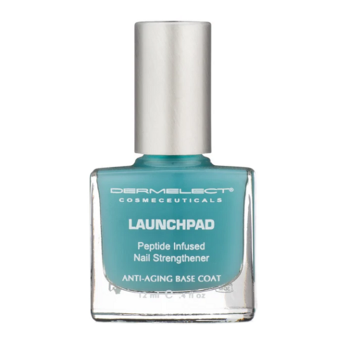 Dermelect Cosmeceuticals Launchpad Nail Strengthener Base Coat, 12ml/0.4 fl oz Dermelect Cosmeceuticals Launchpad Nail Strengthener Base Coat on white background
