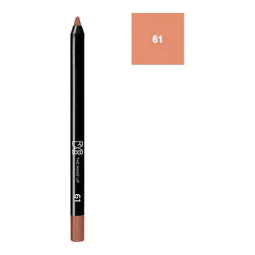 RVB Lab Lip Pencil Water Resistant 61 - Biscuit, 1 piece RVB Lab Lip Pencil Water Resistant 61 - Biscuit on white background
