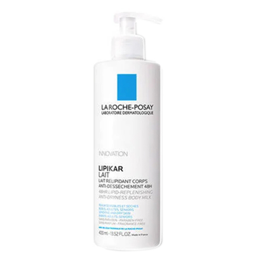 La Roche Posay Lipikar Body Lotion (Lait), 400ml/13.5 fl oz La Roche Posay Lipikar Body Lotion (Lait) on white background