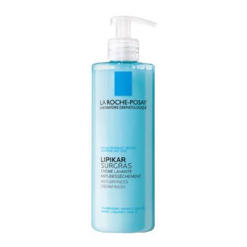 La Roche Posay Lipikar Surgras Liquide on white background