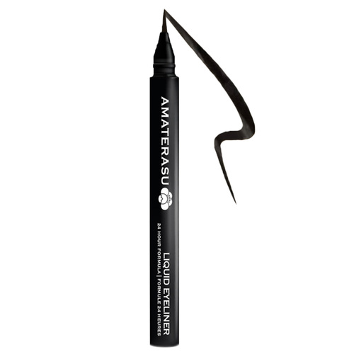 Amaterasu - Geisha Ink Liquid Eyeliner - Black, 0.6ml/0.02 fl oz Amaterasu - Geisha Ink Liquid Eyeliner - Black on white background