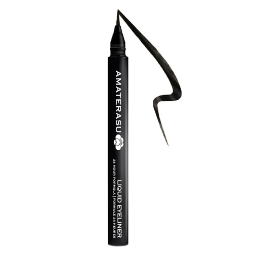 Amaterasu - Geisha Ink Liquid Eyeliner - Black, 0.6ml/0.02 fl oz Amaterasu - Geisha Ink Liquid Eyeliner - Black on white background