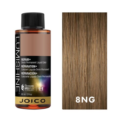 Joico LumiShine Demi Liquid Blue Violet Lightest Blonde - 10BV, 60ml/2.03 fl oz Joico LumiShine Demi Liquid Blue Violet Lightest Blonde - 10BV on white background