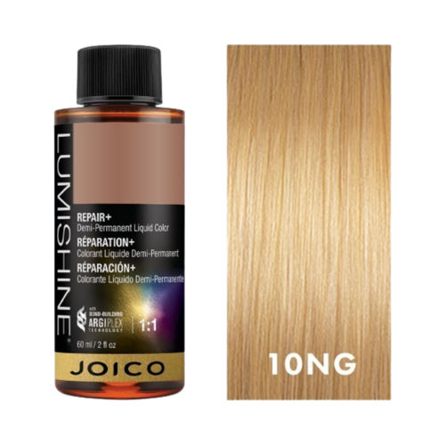 Joico LumiShine Demi Liquid Blue Violet Lightest Blonde - 10BV, 60ml/2.03 fl oz Joico LumiShine Demi Liquid Blue Violet Lightest Blonde - 10BV on white background