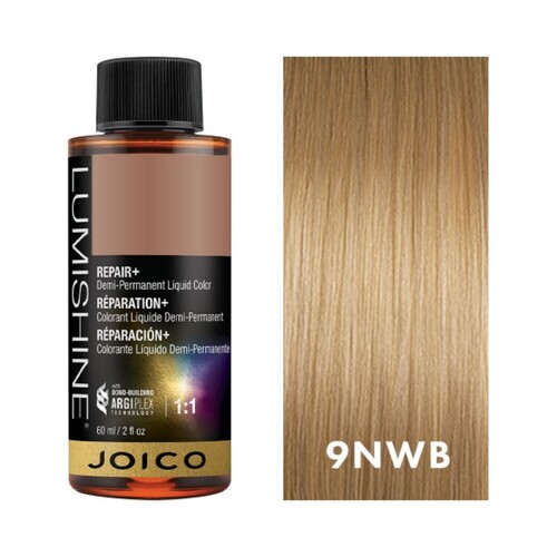 Joico LumiShine Demi Liquid Blue Violet Lightest Blonde - 10BV, 60ml/2.03 fl oz Joico LumiShine Demi Liquid Blue Violet Lightest Blonde - 10BV on white background