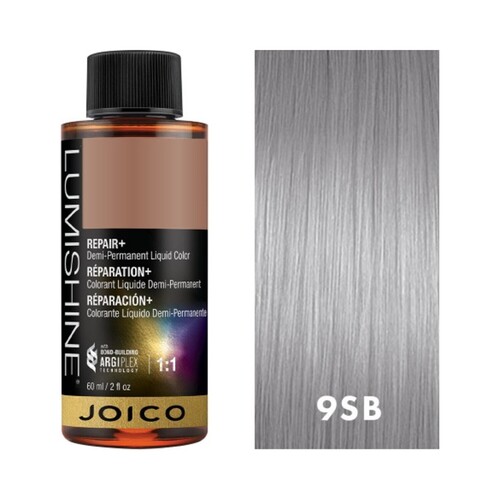 Joico LumiShine Demi Liquid Blue Violet Lightest Blonde - 10BV, 60ml/2.03 fl oz Joico LumiShine Demi Liquid Blue Violet Lightest Blonde - 10BV on white background