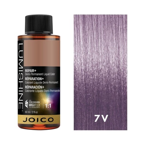 Joico LumiShine Demi Liquid Blue Violet Lightest Blonde - 10BV, 60ml/2.03 fl oz Joico LumiShine Demi Liquid Blue Violet Lightest Blonde - 10BV on white background