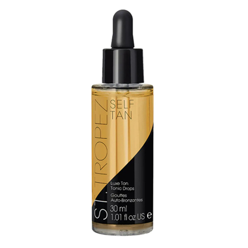 St Tropez Tan Luxe Tan Tonic Glow Drops Face on white background