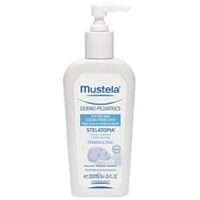 Mustela  on white background