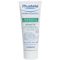 Mustela  on white background