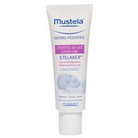 Mustela  on white background
