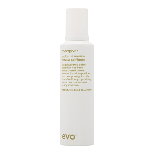 Evo Macgyver Multi-Use Mousse, 200ml/6.76 fl oz Evo Macgyver Multi-Use Mousse on white background
