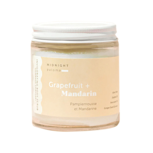 Midnight Paloma Mandarin + Grapefruit Body Scrub, 118ml/4 fl oz Midnight Paloma Mandarin + Grapefruit Body Scrub on white background