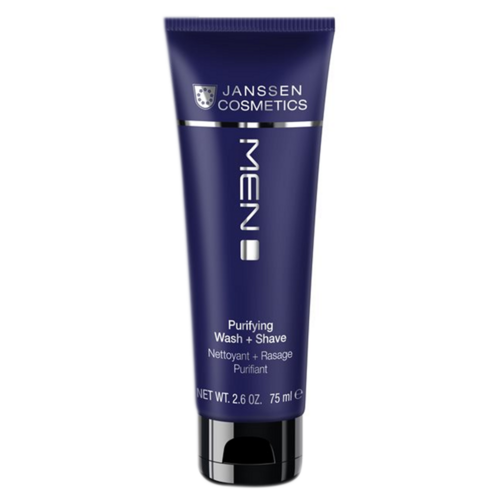 Janssen Cosmetics Men Wash and Shave, 75ml/2.54 fl oz Janssen Cosmetics Men Wash and Shave on white background