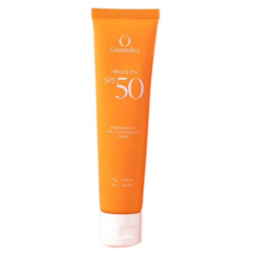 O Cosmedics Mineral Pro SPF 50 - Untinted, 75g/2.65 oz O Cosmedics Mineral Pro SPF 50 - Untinted on white background