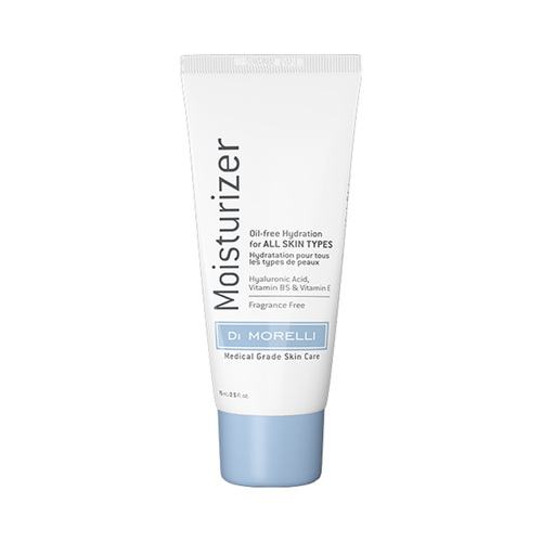 Di Morelli Moisturizer on white background