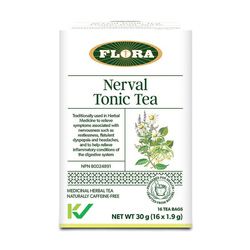Nerval Tonic Tea on white background