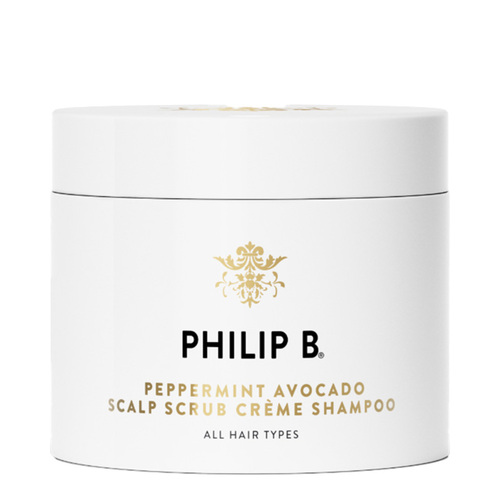 Philip B Botanical Peppermint Avocado Scalp Scrub, 236ml/8 fl oz Philip B Botanical Peppermint Avocado Scalp Scrub on white background