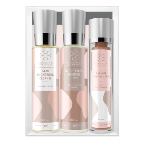 Rhonda Allison Pigmentation Solutions Sun Induced Essentials, 1 set Rhonda Allison Pigmentation Solutions Sun Induced Essentials on white background
