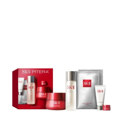 SK-II Pitera Anti Aging Set, 1 set SK-II Pitera Anti Aging Set on white background