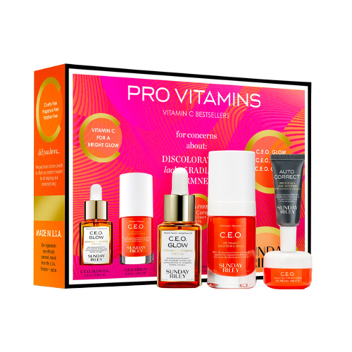 Sunday Riley Pro Vitamins Kit, 1 set Sunday Riley Pro Vitamins Kit on white background