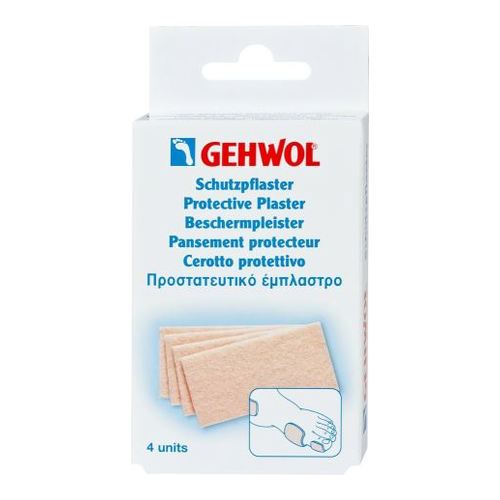Gehwol Protective Plaster (Thick-square), 4 pieces Gehwol Protective Plaster (Thick-square) on white background
