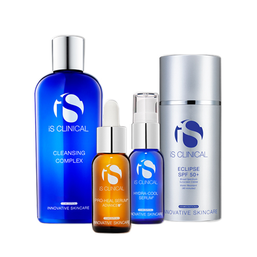 iS Clinical Pure Calm Collection, 1 set iS Clinical Pure Calm Collection on white background