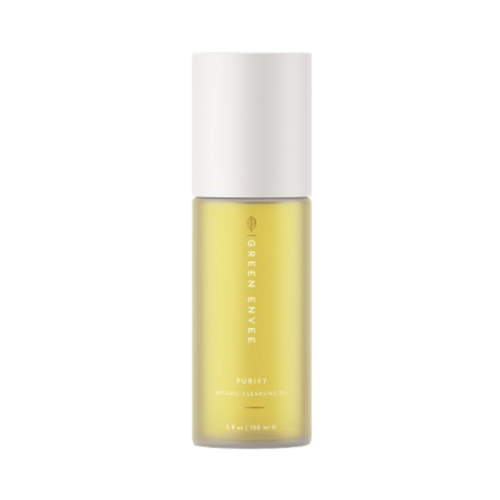 Green Envee Purify Botanic Cleansing Oil on white background