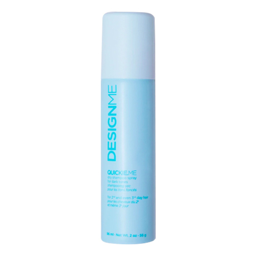 DESIGNME  Quickie.Me Dry Shampoo Spray for Dark Tones on white background