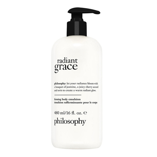 Philosophy Radiant Grace Firming Body Emulsion, 480ml/16 fl oz Philosophy Radiant Grace Firming Body Emulsion on white background