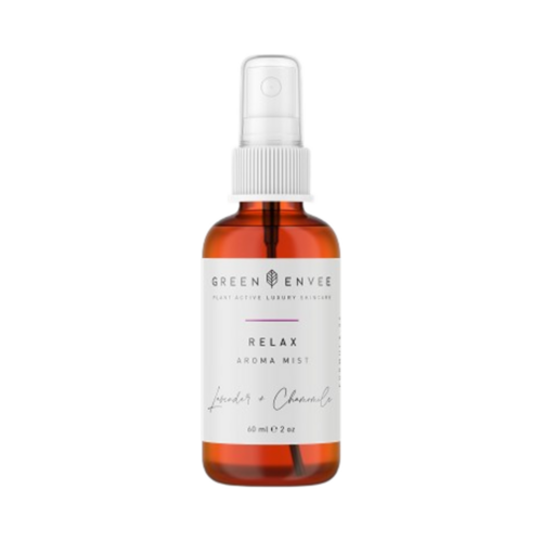 Green Envee Relax Calming Aroma Mist, 60ml/2.03 fl oz Green Envee Relax Calming Aroma Mist on white background