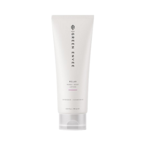 Green Envee Relax Hand + Body Lotion, 193ml/6.53 fl oz Green Envee Relax Hand + Body Lotion on white background
