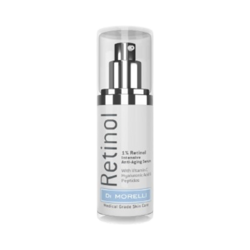 Di Morelli Retinol Serum 1%, 30ml/1.01 fl oz Di Morelli Retinol Serum 1% on white background