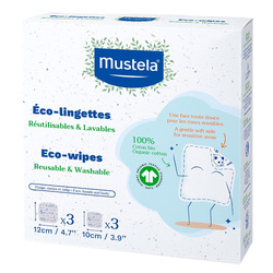 Reusable and Washable Eco-Wipes on white background
