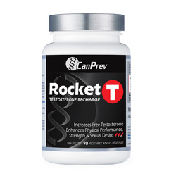 Rocket T Testosterone Recharge on white background