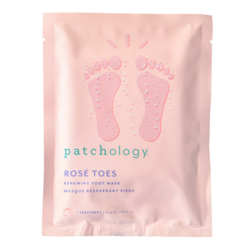 Rose Toes-Renewing + Protecting Foot Mask on white background