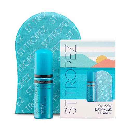 St Tropez Tan Self Tan Express Kit, 1 set St Tropez Tan Self Tan Express Kit on white background