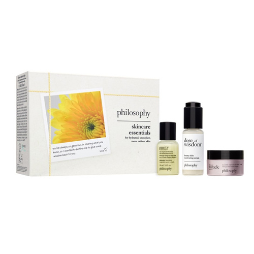 Philosophy Skincare Essentials Gift Set Trio, 1 set Philosophy Skincare Essentials Gift Set Trio on white background