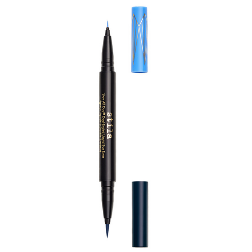 Stila Stay All Day Dual-Ended Waterproof Liquid Eye Liner - Dark Brown, 1 piece Stila Stay All Day Dual-Ended Waterproof Liquid Eye Liner - Dark Brown on white background