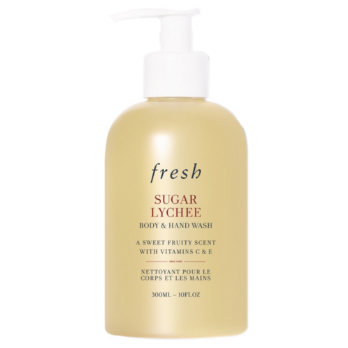 Fresh Sugar Lychee Body and Hand Wash, 300ml/10.14 fl oz Fresh Sugar Lychee Body and Hand Wash on white background